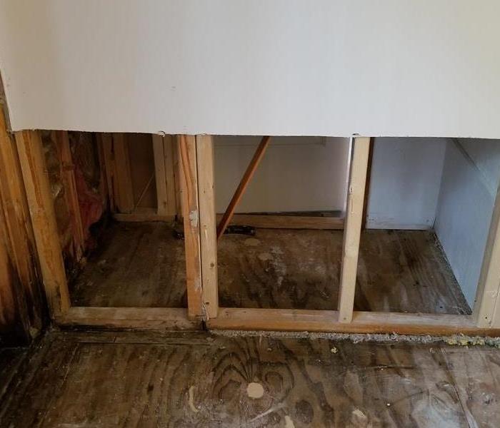 water and drywall damage
